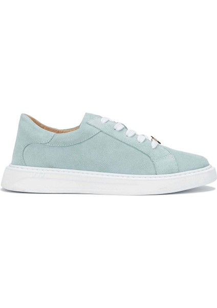 Kadın Hakiki Deri Mint Yeşil Sneakers & Spor Ayakkabı