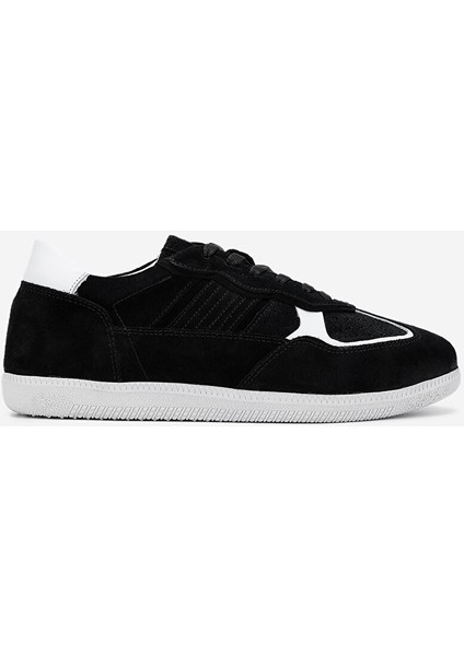 Kadın Hakiki Deri Siyah Sneakers & Spor Ayakkabı