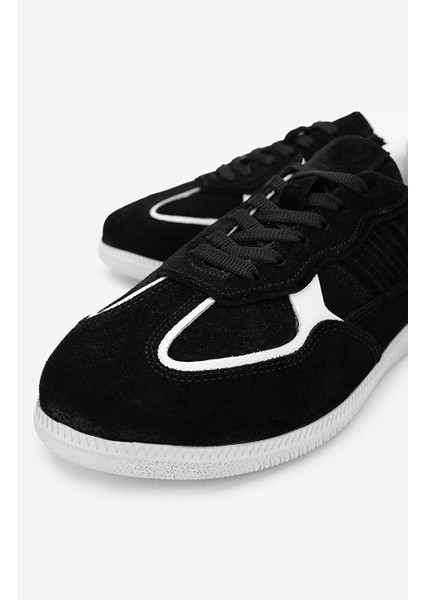 Kadın Hakiki Deri Siyah Sneakers & Spor Ayakkabı