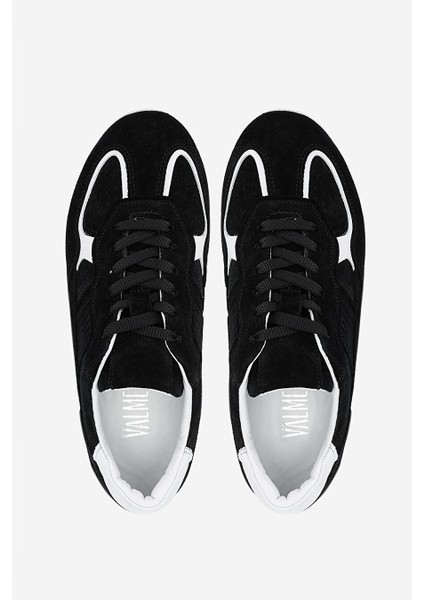 Kadın Hakiki Deri Siyah Sneakers & Spor Ayakkabı