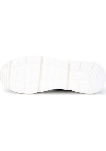 Bej-Gri Kadın Deri Sneaker 1009 02 Bn Ayk SK24-25