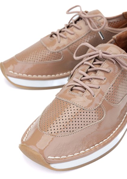 Kadın Deri Hasır Vizon Rugan Sneakers & Spor Ayakkabı fırsatları
