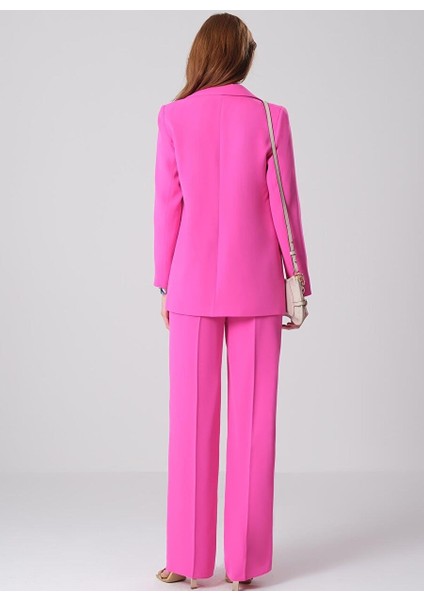 Yakalı Oversize Blazer Ceket