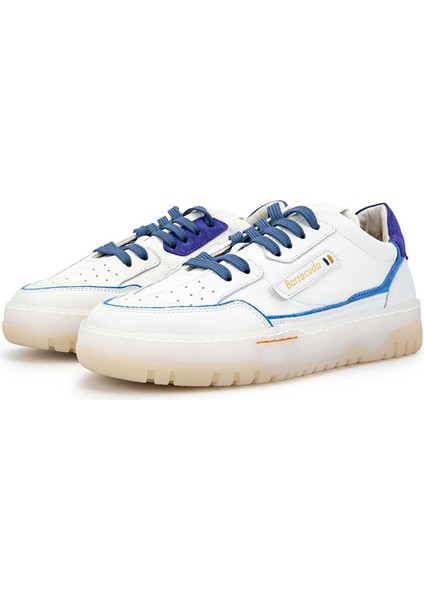 Kadın Hakiki Deri Beyaz/mavi Sneakers & Spor Ayakkabı fırsatları