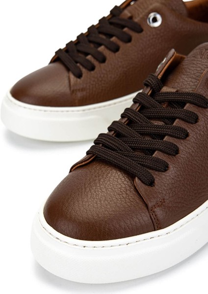 Kadın Hakiki Deri Taba Sneakers & Spor Ayakkabı