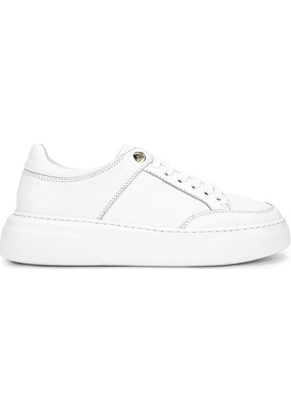 Kadın Hakiki Deri Beyaz Sneakers & Spor Ayakkabı