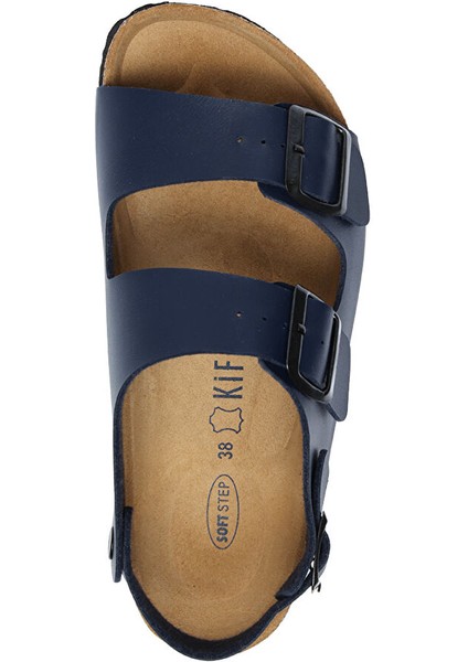 K10233SK Kifidis Soft Step Kadın Mantar Çift Bant Sandalet 36-40