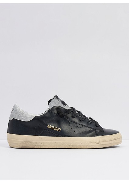 Siyah Kadın Deri Sneaker Evo D303