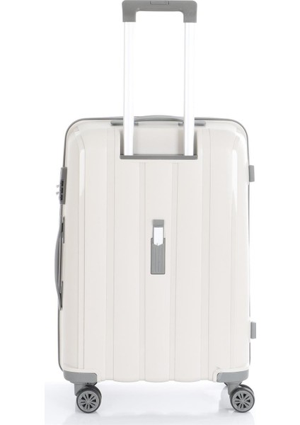 V305 Ultra Hafif Plastik Materyal Polipropilen Büyük Boy Valiz- Kemik Gri modelleri