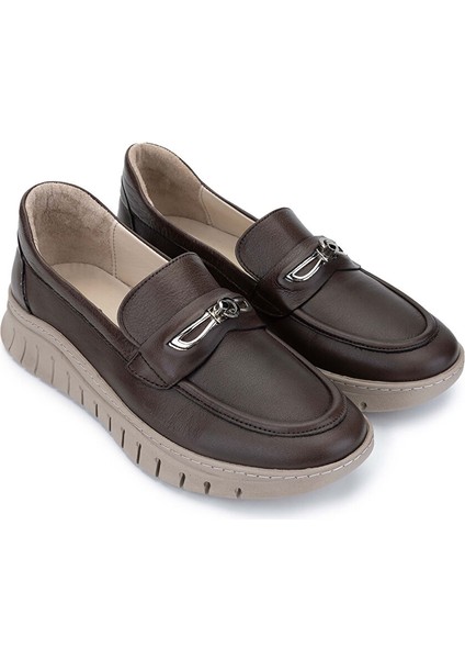 Bej Kadın Deri Loafer 1063 192208 Bn Ayk SK24-25 fiyatları