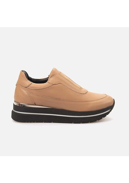 Pudra Kadın Deri Sneaker 242TCK884 936