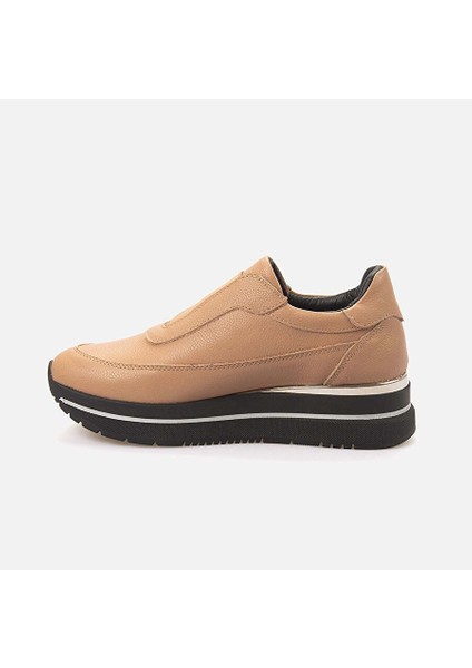 Pudra Kadın Deri Sneaker 242TCK884 936