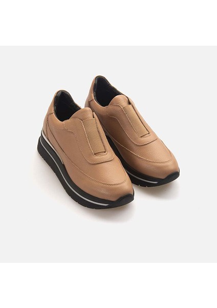 Pudra Kadın Deri Sneaker 242TCK884 936