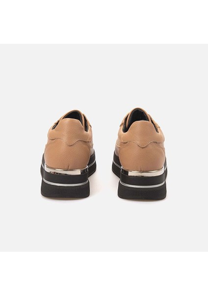 Pudra Kadın Deri Sneaker 242TCK884 936