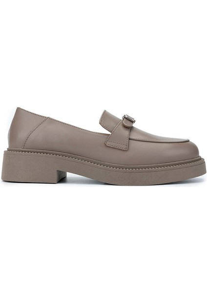 Siyah Kadın Deri Loafer 1060 24544 Bn Ayk SK24-25