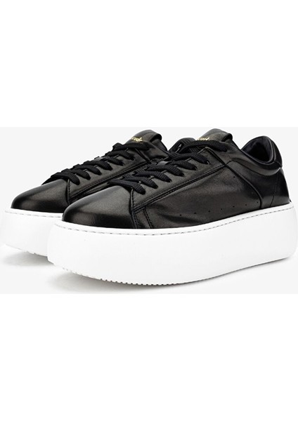 Kadın Hakiki Deri Siyah Sneakers & Spor Ayakkabı fırsatları