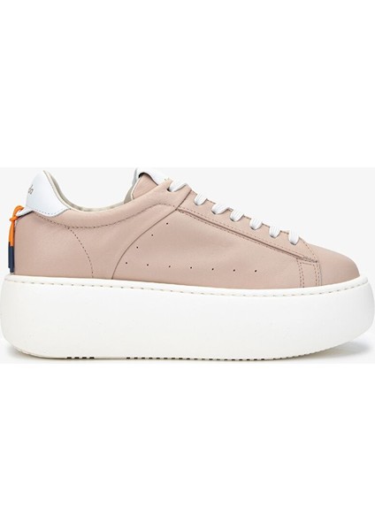 Kadın Hakiki Deri Gül Kurusu Sneakers & Spor Ayakkabı
