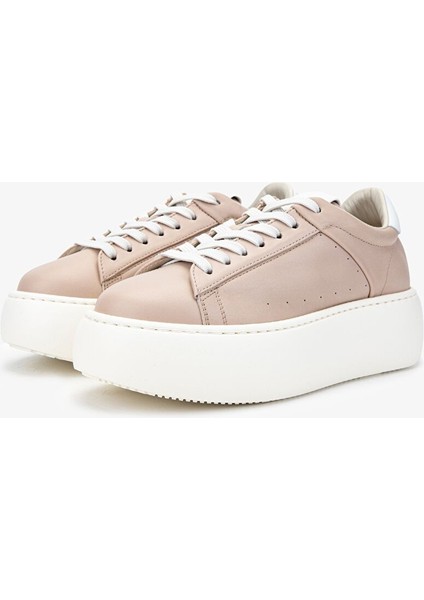 Kadın Hakiki Deri Gül Kurusu Sneakers & Spor Ayakkabı
