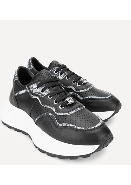 Bej Kadın Deri Sneaker 453 5264 Bn Ayk Y24