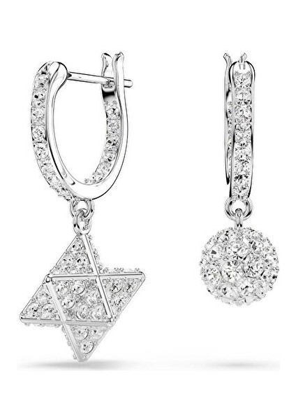 5693194 Swarovski Küpe Dextera:pe Mn Hoop Star & Sphere Cry/rhs