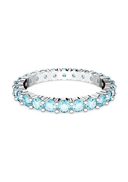 5658672 Swarovski Yüzük Matrix:ring Aqua Blu/rhs 50