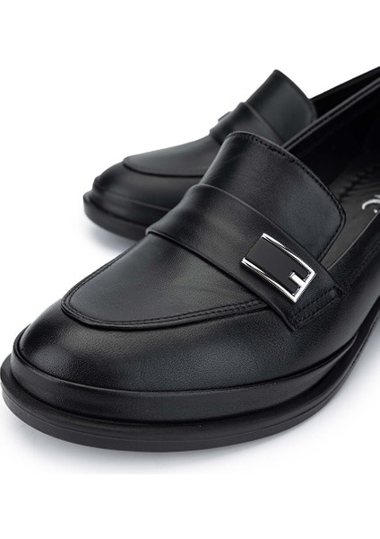 Vizon Kadın Deri Loafer 1065 219-550 Bn Ayk SK24-25 modelleri