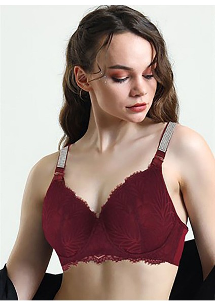 Bordo Balenli Sütyen 5985