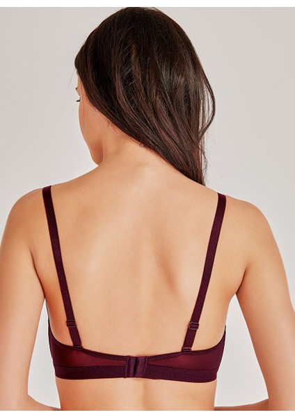 Bordo Balensiz Sütyen 4636 fiyatları