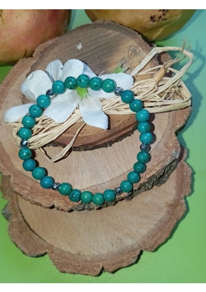 Doğal Taş Firuze Unisex Bileklik