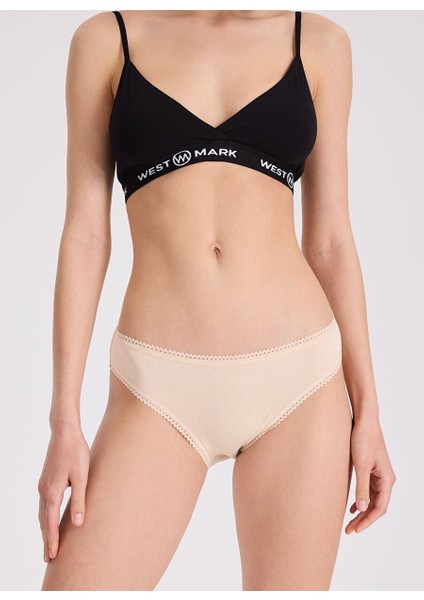 5’li Siyah, Beyaz, Ten Rengi Pamuklu Mini Boy Kadın Ribana Slip Eva Rıb Mını fırsatları