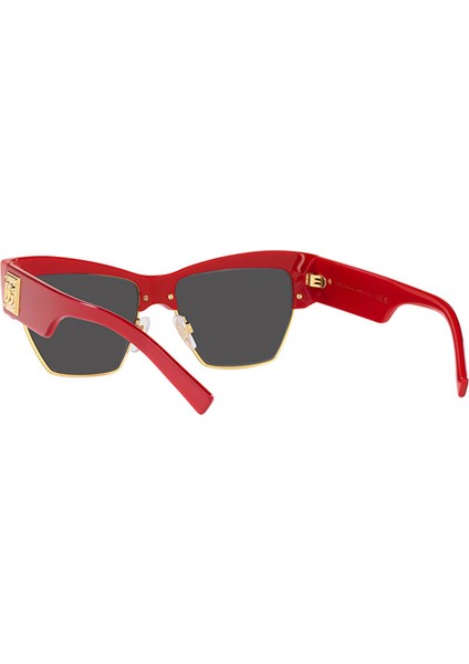 Dolce&gabbana DG4415 Çekik Kırmızı Kadın Güneş Gözlüğü