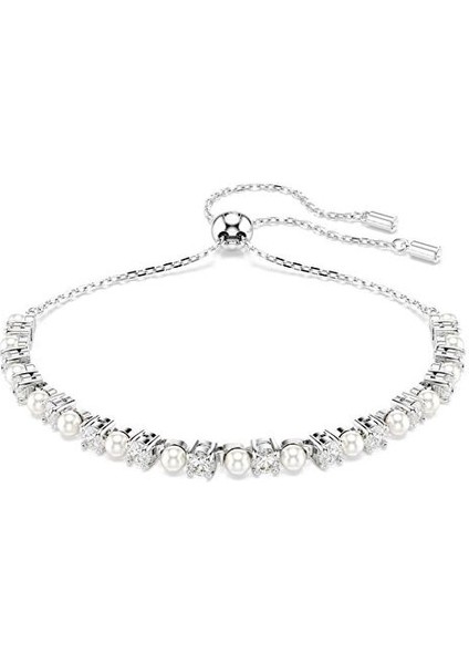 5689633 Swarovski Bilezik Matrıx:bracelet 3mm Whıte/rhs M