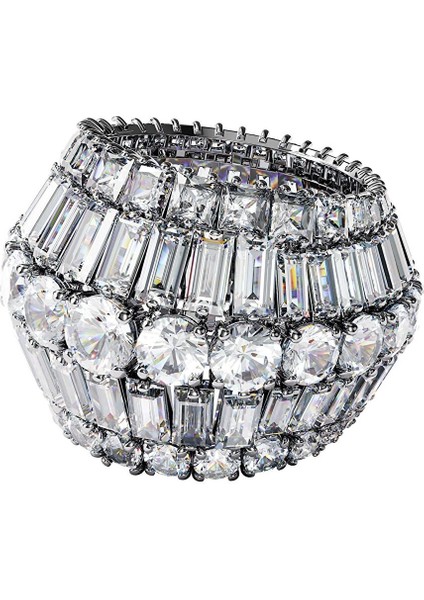 5610393 Swarovski Yüzük Hyperbola:rıng L Rows Whıte/rhs 52