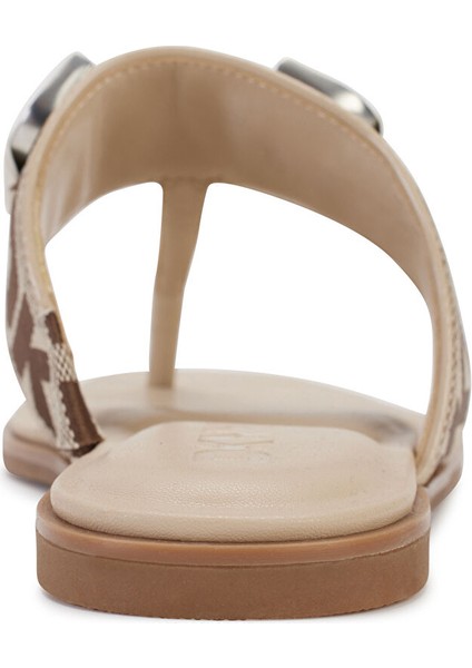 Bej Kadın Terlik Horızon - Flat Thong Sandal indirimleri