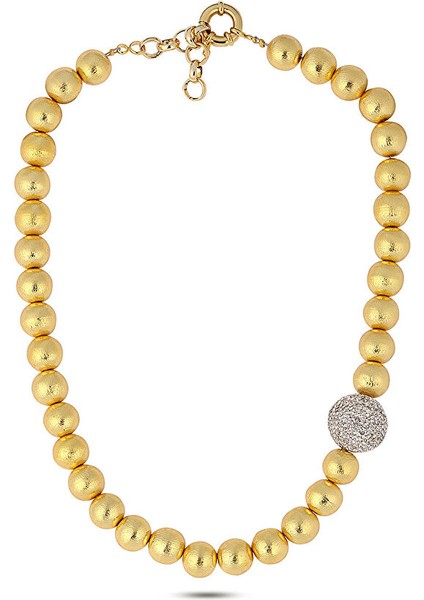Gold Disco Necklace