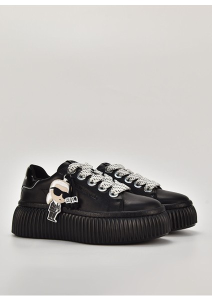 Siyah Kadın Deri Sneaker KL42376N000 fiyatları