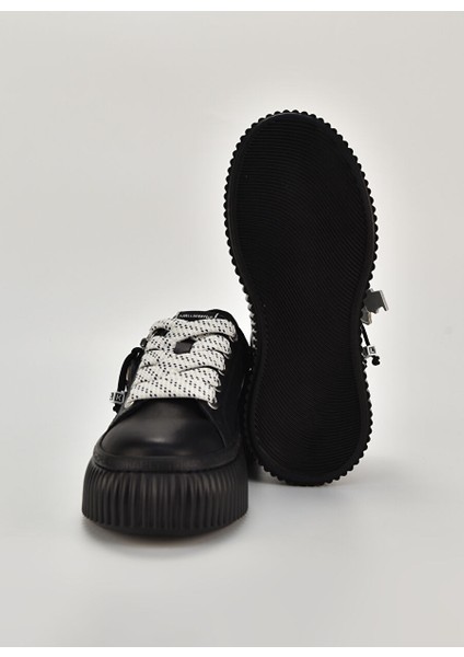 Siyah Kadın Deri Sneaker KL42376N000 fırsatları