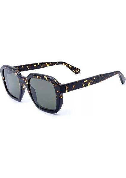 Raffaello Black Havana Scuro 09B // Dark Green G15 Unisex Güneş Gözlüğü