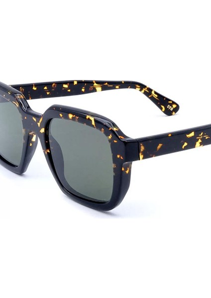 Raffaello Black Havana Scuro 09B // Dark Green G15 Unisex Güneş Gözlüğü modelleri
