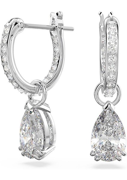 5636716 Swarovski Küpe Thebasıcs:pe Pear Whıte/rhs