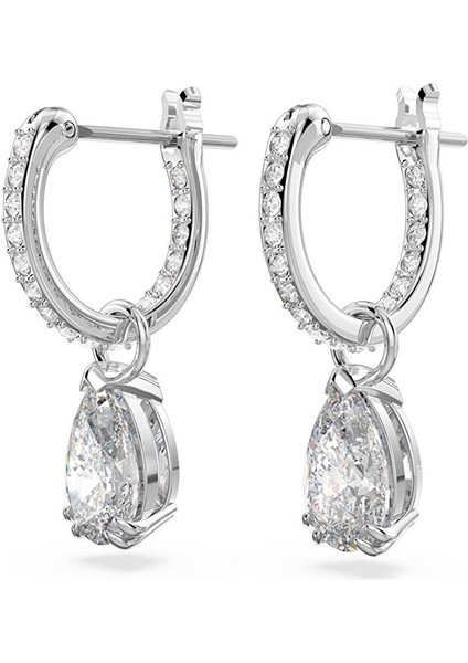 5636716 Swarovski Küpe Thebasıcs:pe Pear Whıte/rhs