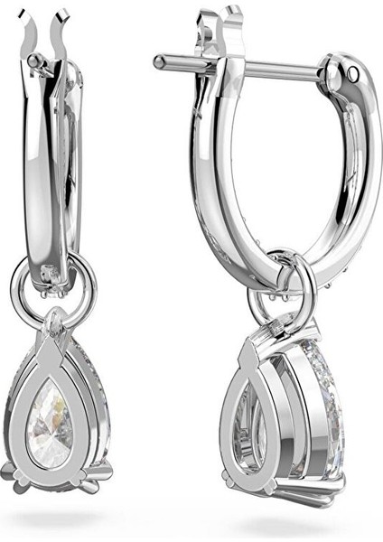 5636716 Swarovski Küpe Thebasıcs:pe Pear Whıte/rhs