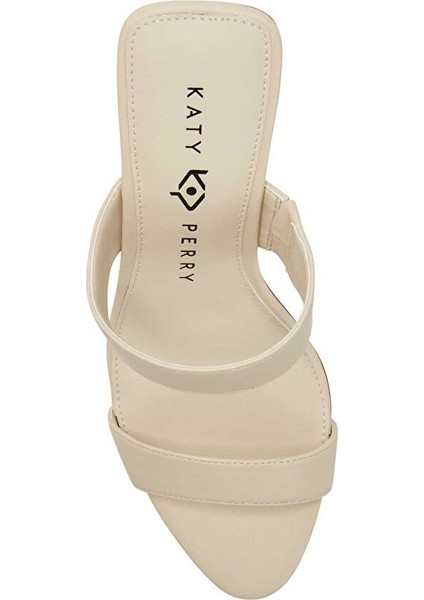 Kırık Beyaz Kadın Topuklu Sandalet KP2940 fırsatları