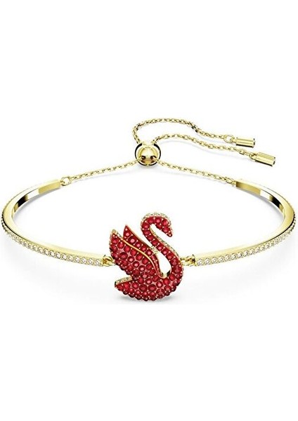 5649774 Swarovski Bilezik Iconic Swan:bracelet Xs Red Scar/gos S