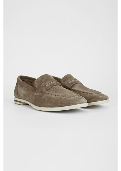 Siyah Kadın Süet Loafer 902 4041 Bn Ayk SK23/24