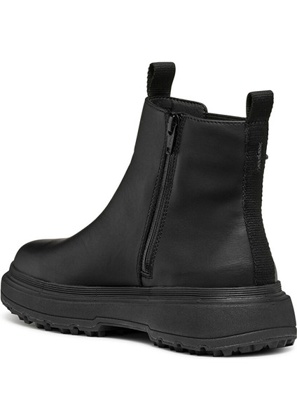 Siyah Kadın Deri Bot D46XMD00085C9999