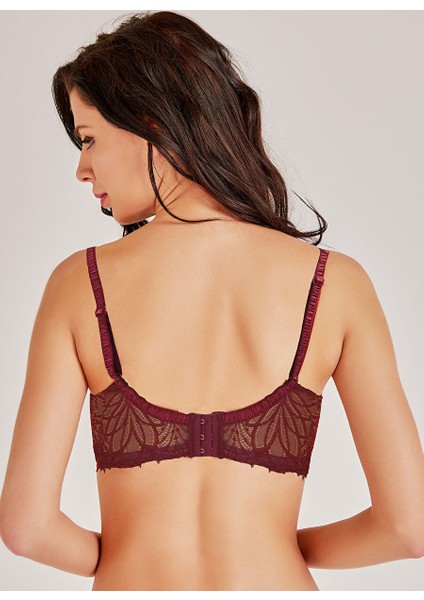Bordo Balenli Sütyen 4053 fiyatları