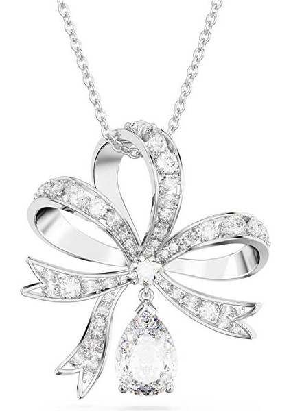 5647561 Swarovski Kolye Volta:pend L Bow Whi/rhs
