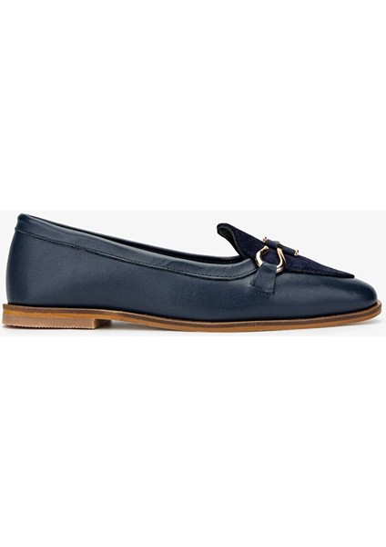 Siyah Kadın Loafer 961 01 Bn Ayk SK24-25