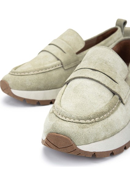 Siyah Kadın Süet Loafer 231 414Y Bn Ayk Y24 modelleri